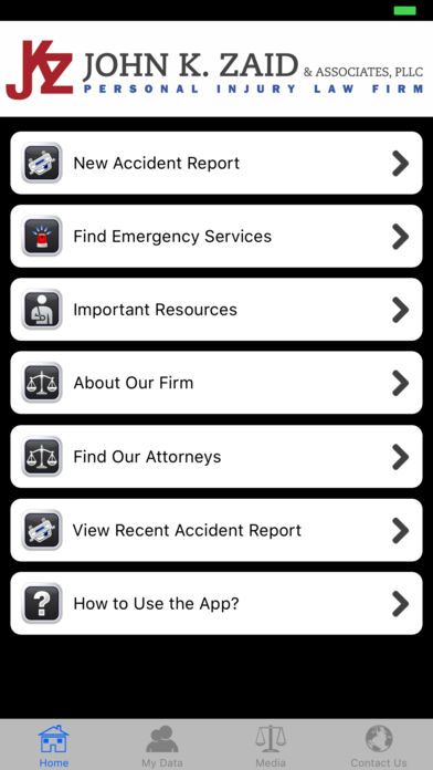 John K. Zaid & Associates - Houston Personal Injury Accident App