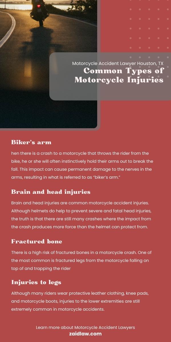 motorcycle injury infographic